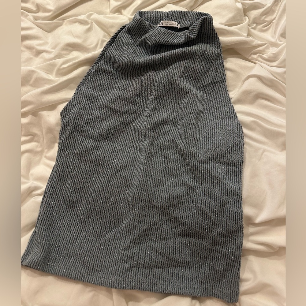 Zara glitter top